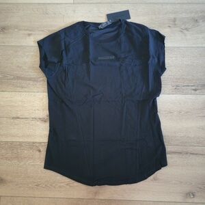 alphalete Men's Velocity Sleeveless Tee - Blackout Black Top Shirt